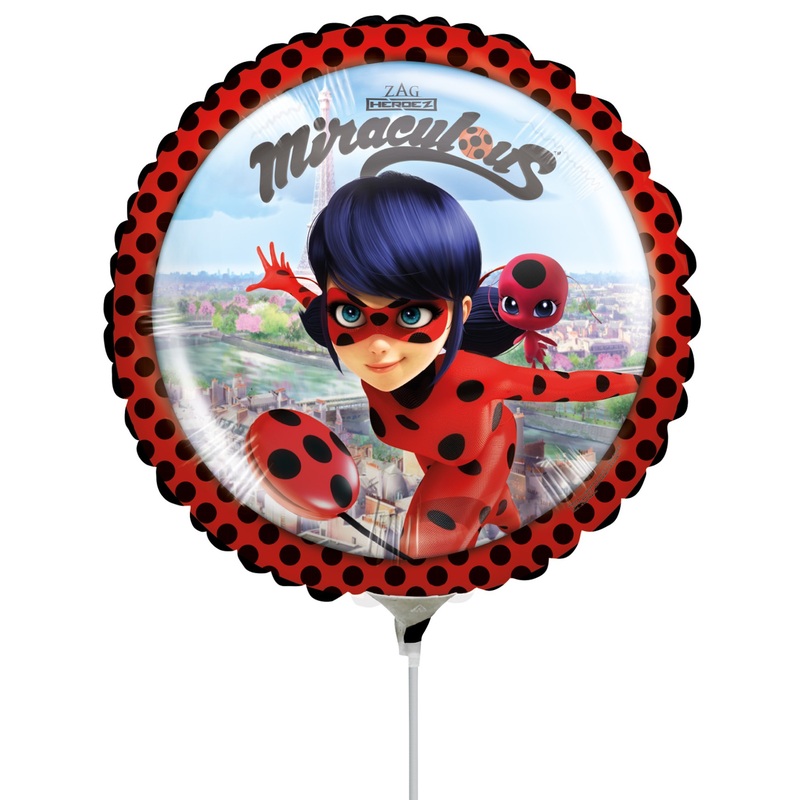 Small foil balloon Miraculous Ladybug
