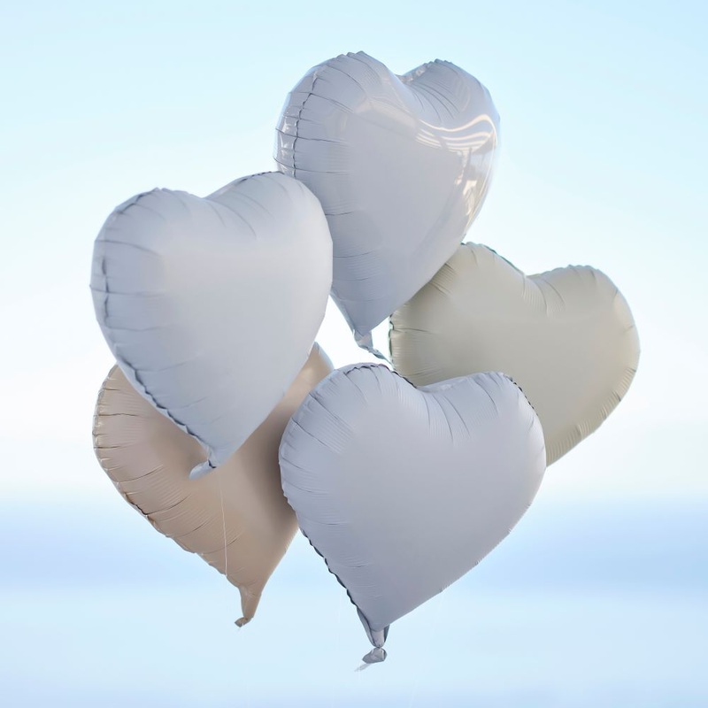 XX Champagne to Love heart balloons XXcm