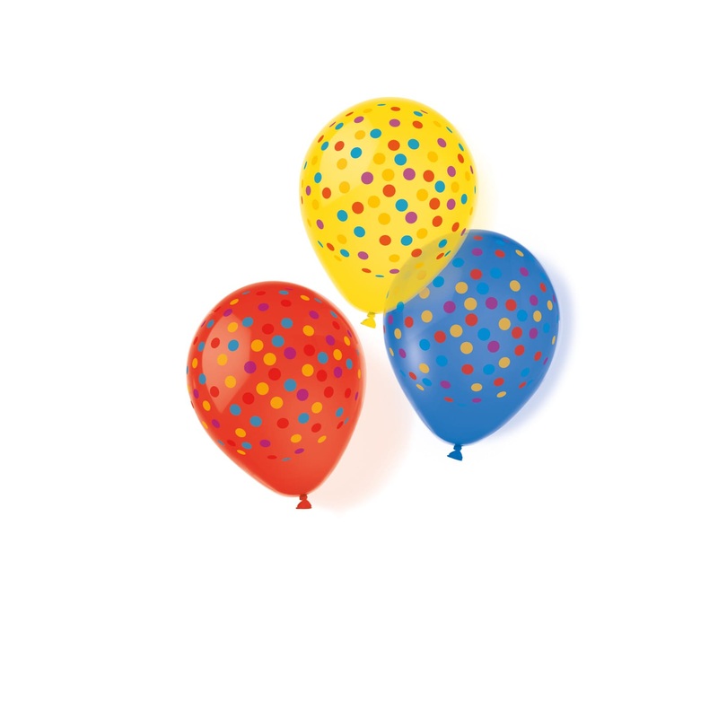 10 balloons confetti party 28cm