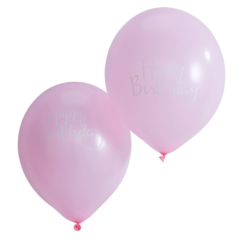 10 Mix & Match Birthday balloons 28cm