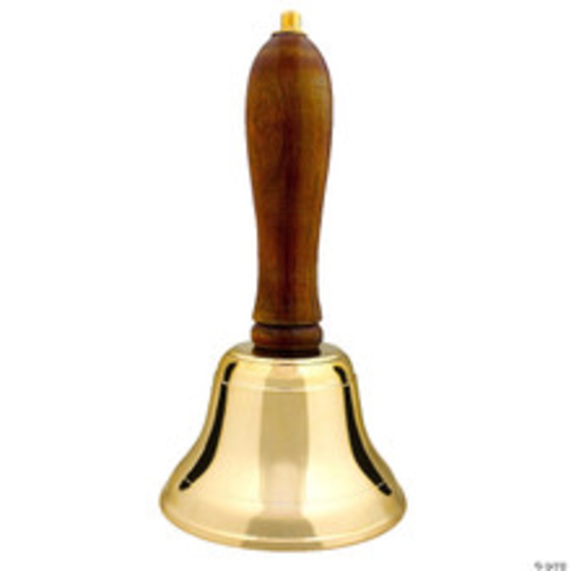 8 Christmas Brass Hand Bell