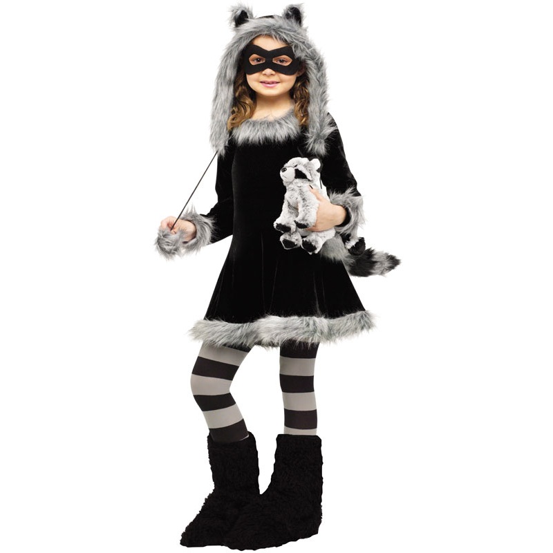 Sweet Raccoon Child Costume Medium