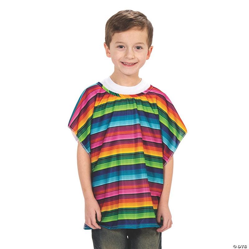 Kids Fiesta Sarape Poncho
