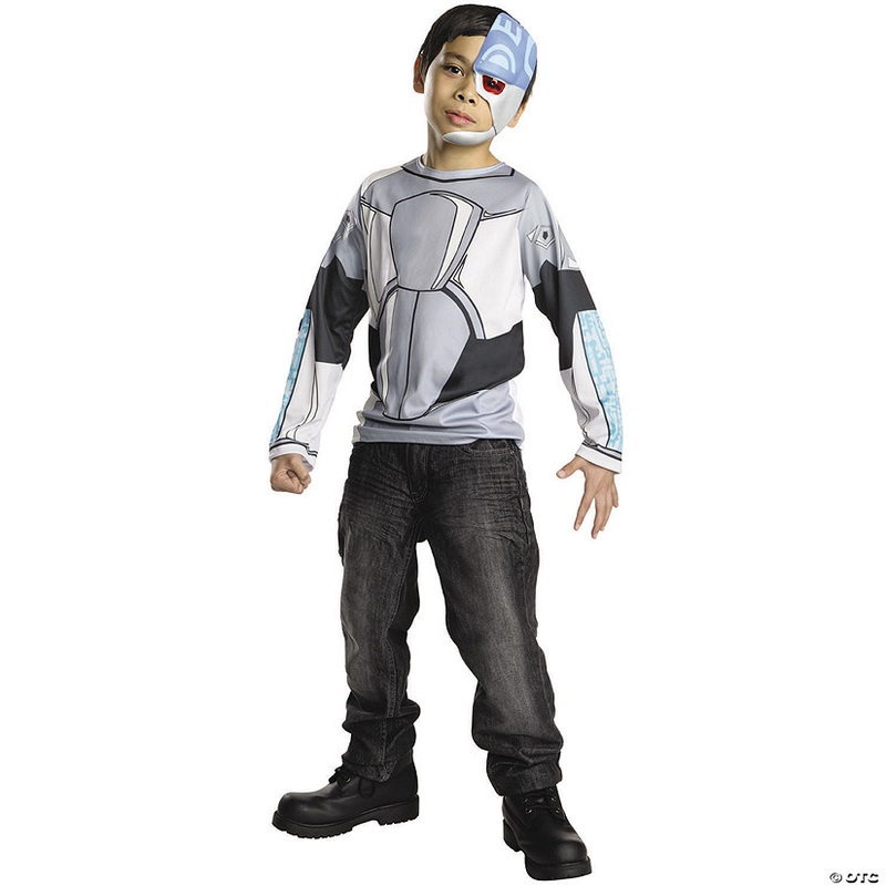Boy’s Teen Titans Cyborg Costume Top
