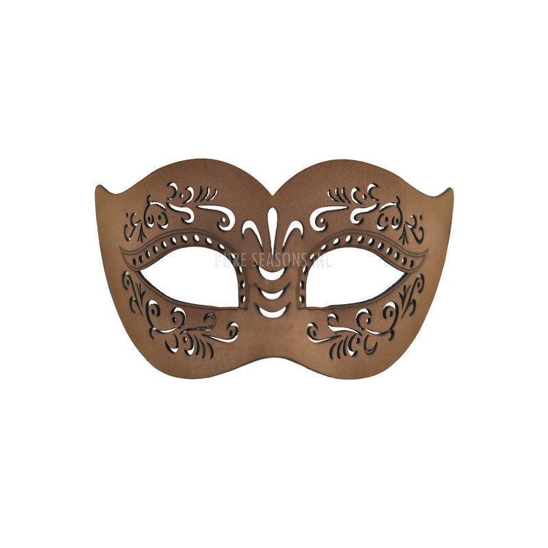 Divine Stranger Masquerade Mask (Brown) Standard