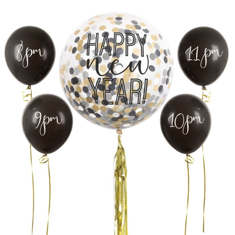 New Years Countdown Balloon Set