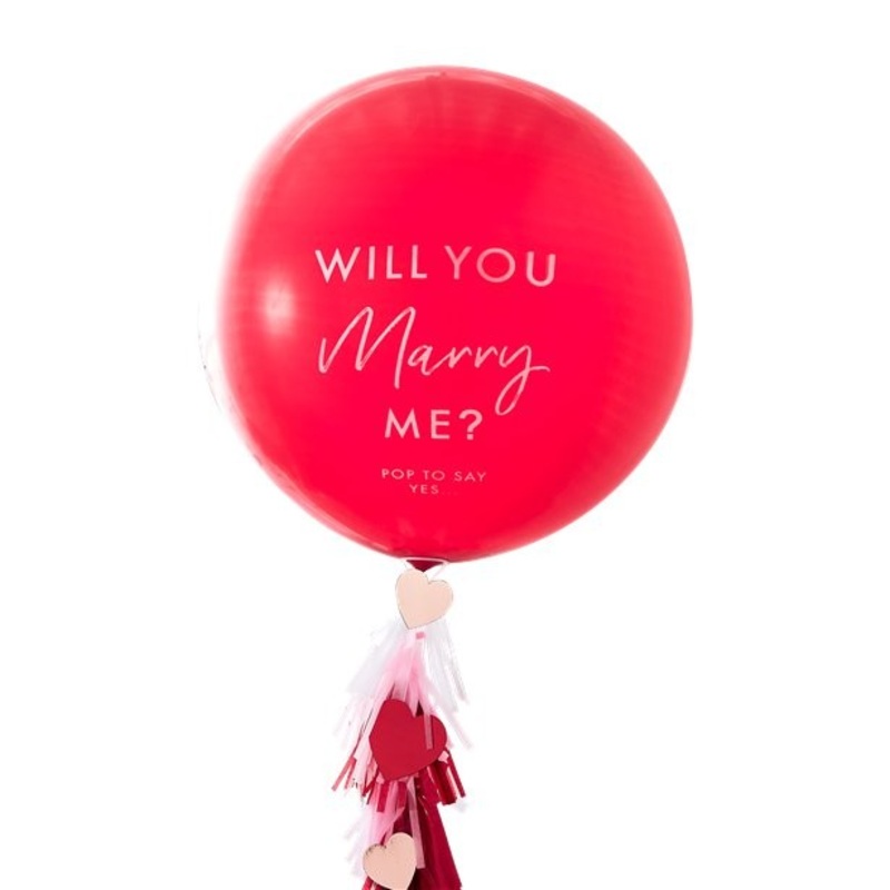 Romantic proposal balloon set