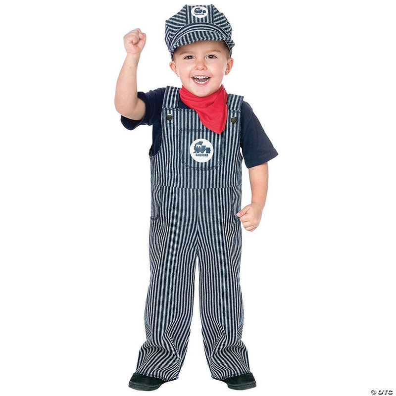 Toddler Boys Train Engineer Costume