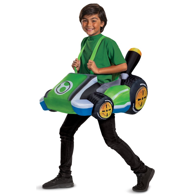Yoshi Kart Inflatable Child Costume One Size