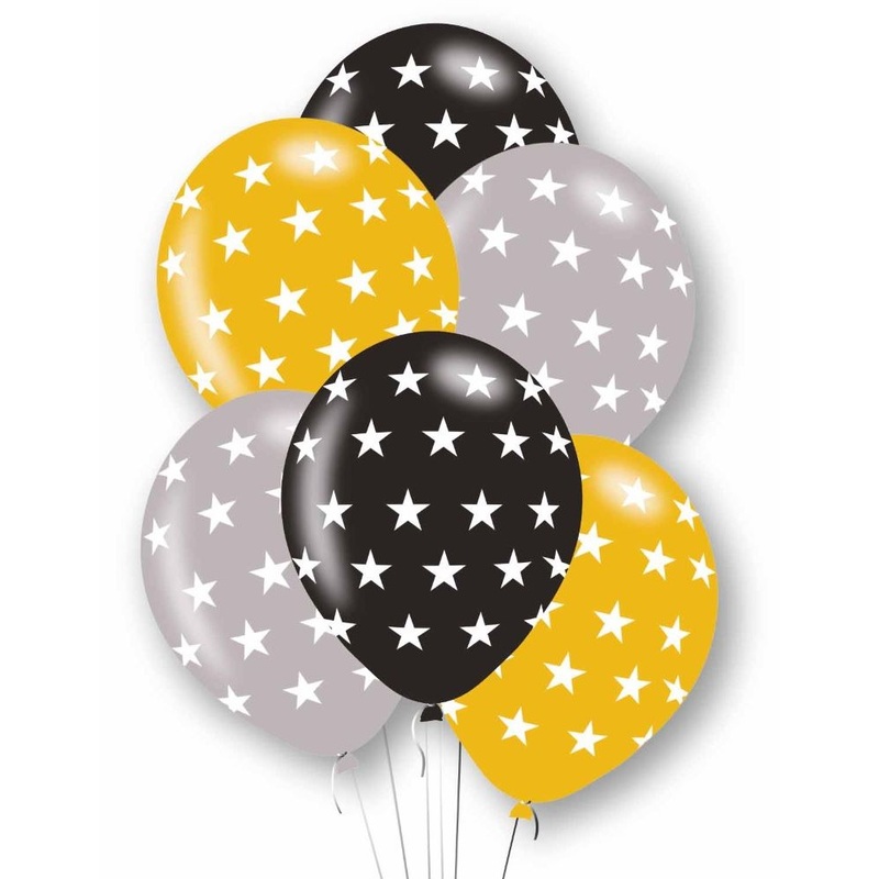 6 Starshine bright balloons 27.5cm