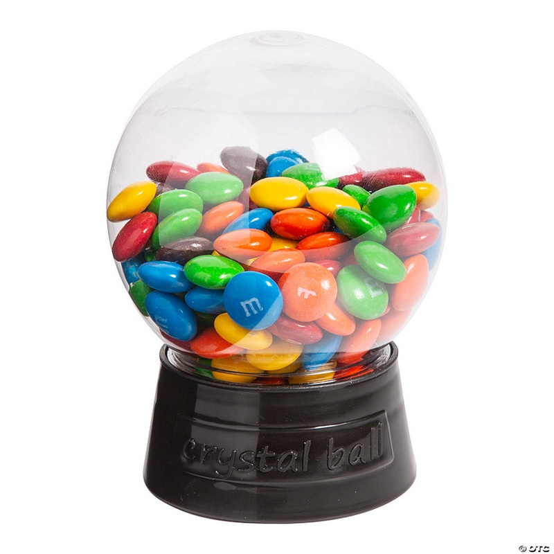 Crystal Ball Favor Containers – 12 Pc.