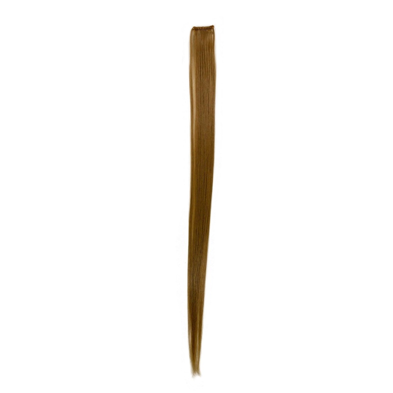 1 Clip Clip-In Strand Hair Extension Straight Blonde Ash Blonde FKJ-1-24