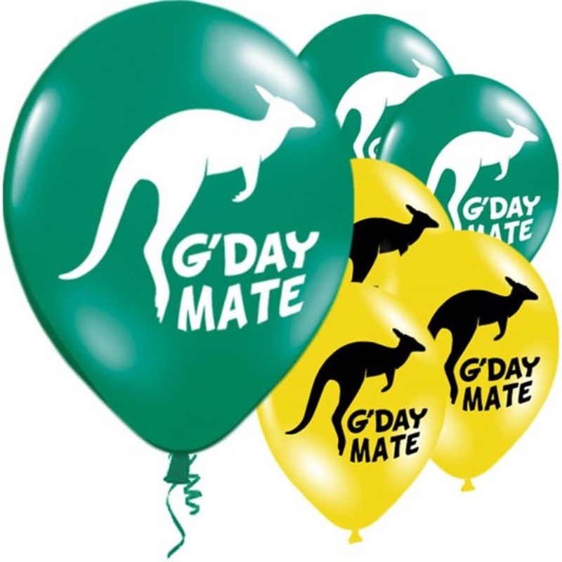 10 G-Day Mate balloons 28cm