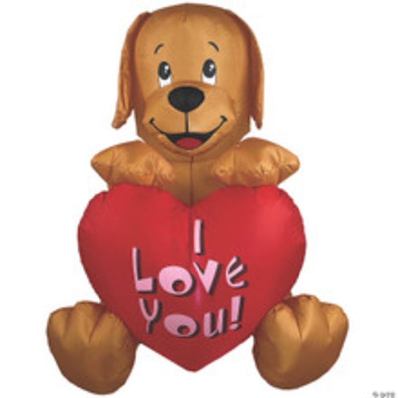 I Luv U Puppy Inflate 4′