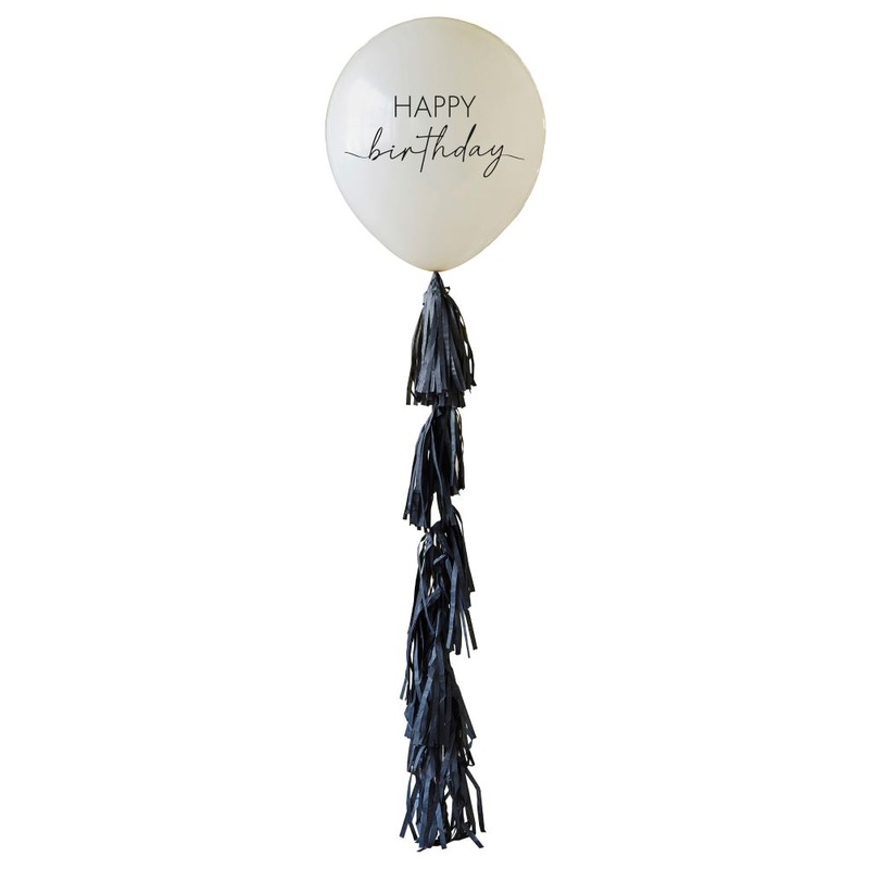 XX Nude Happy Birthday Balloon with Tag