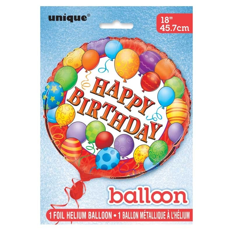 Foil balloon Happy Birthday balloon party