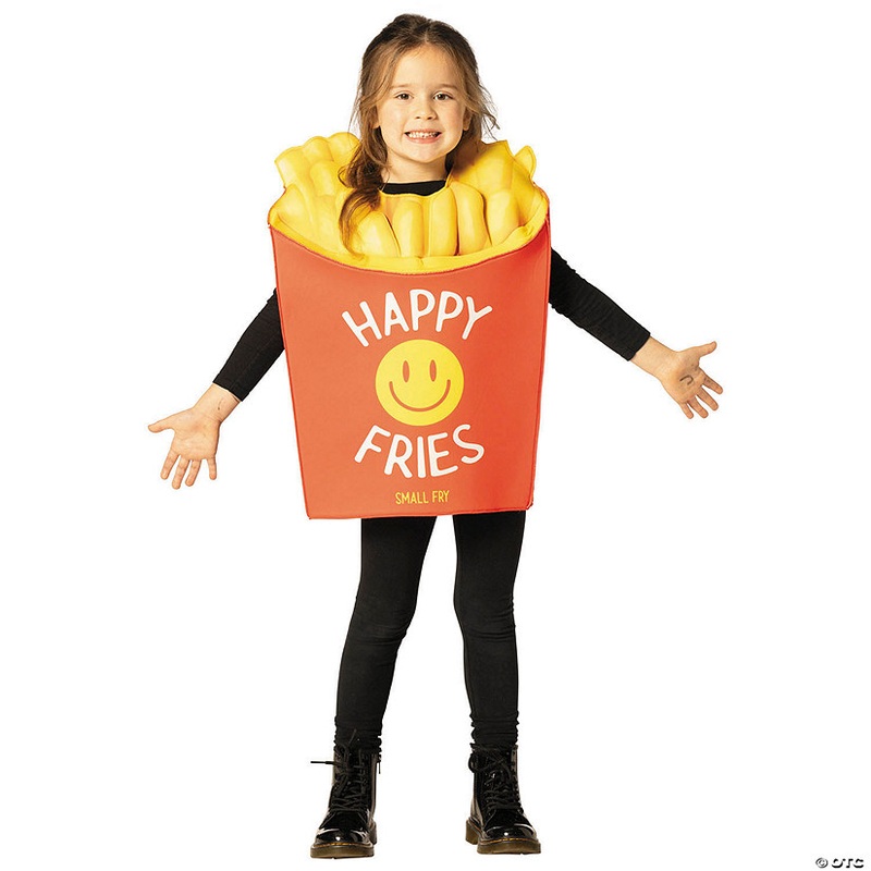 Kids French Fries Foam Tunic Costume – 3-6