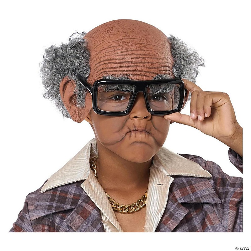 Old Cue Ball Child Costume Kit  Brown