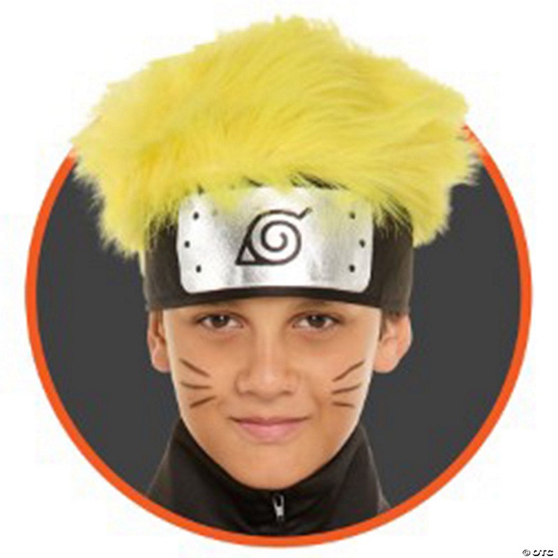 Naruto Leaf Headband with Hair
