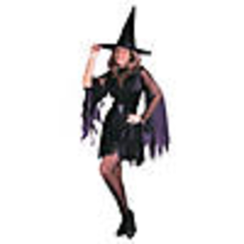 Womens Sexy Witch with Sash Costume – Large