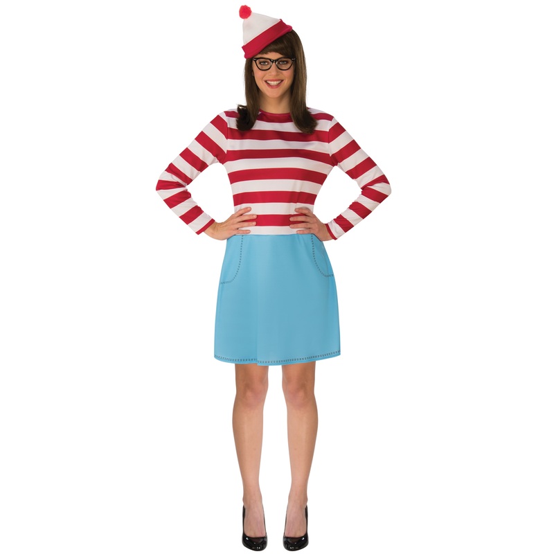 2018 Where’s Waldo Wenda Adult Costume Small
