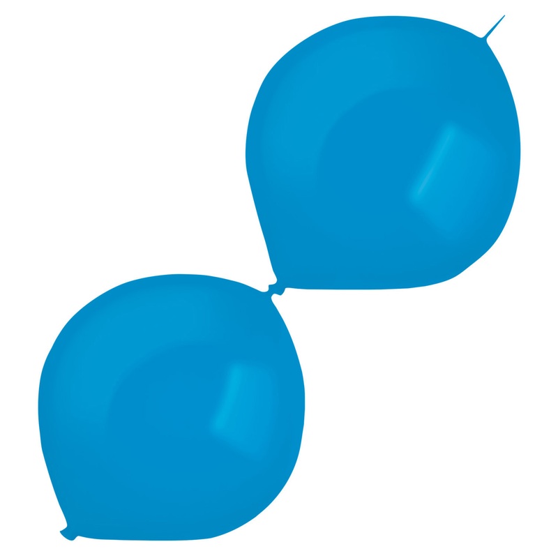 50 garland balloons royal blue 30cm