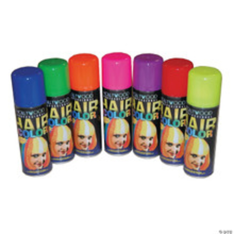 Fluorescent Yellow Hairspray
