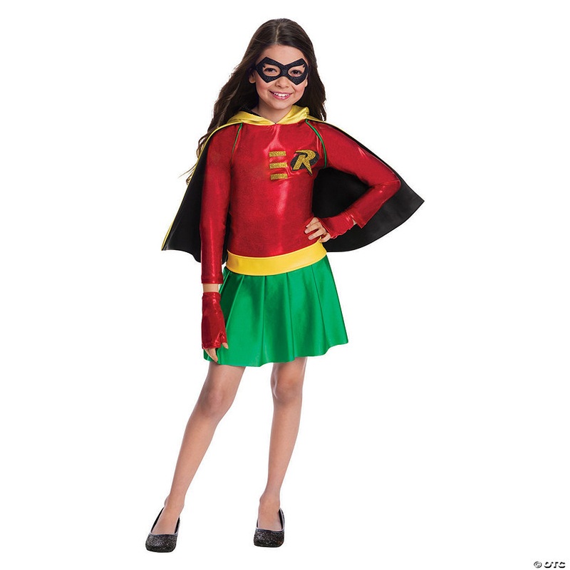Girl’s Batman Robin Dress Costume