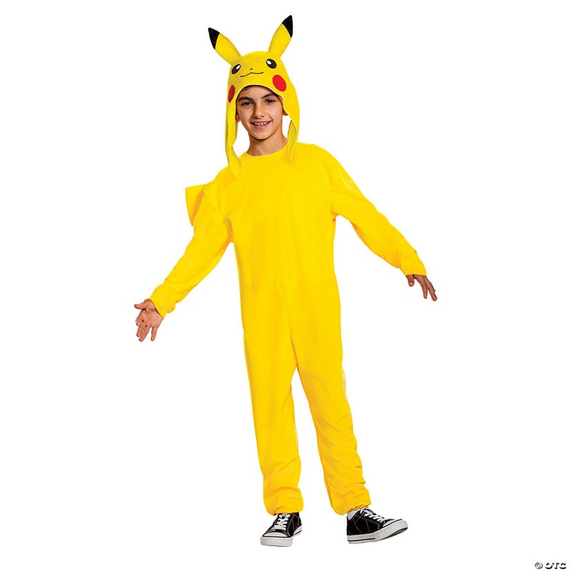 Kids Deluxe Pokmon Pikachu Jumpsuit Costume
