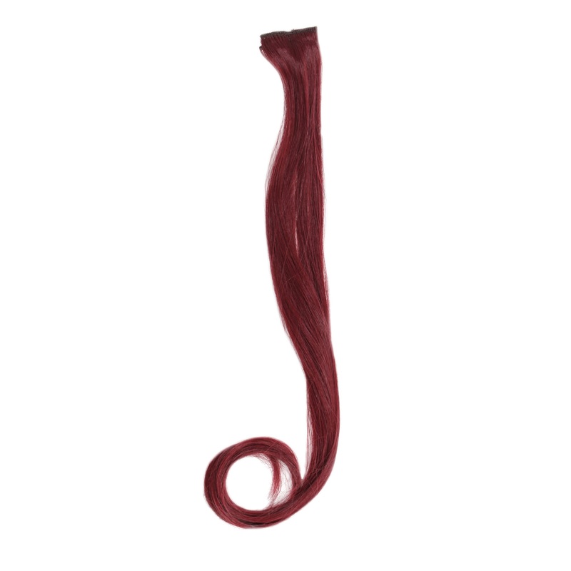 1 Clip-In Extension Strand Wavy Dark Red YZF-P1C18-T2315