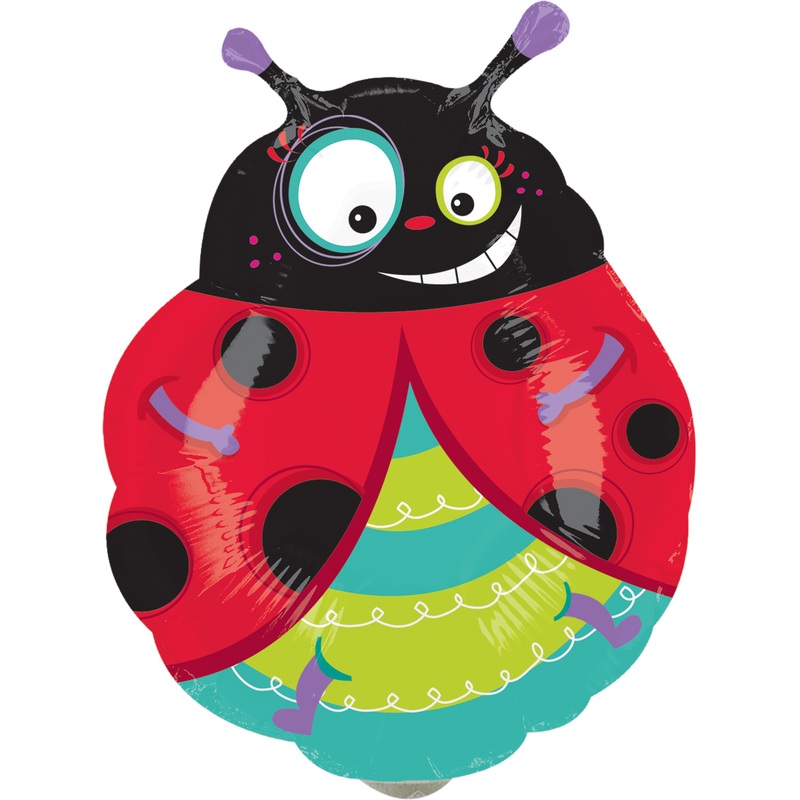 Crazy ladybug balloon