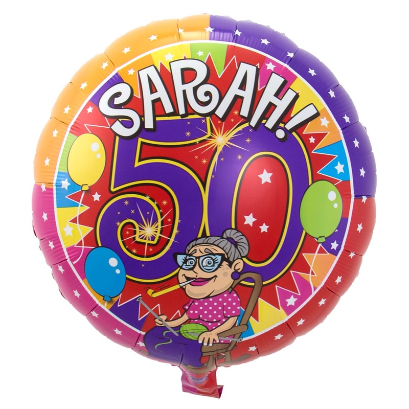 Sarah Party Foil Balloon 45cm