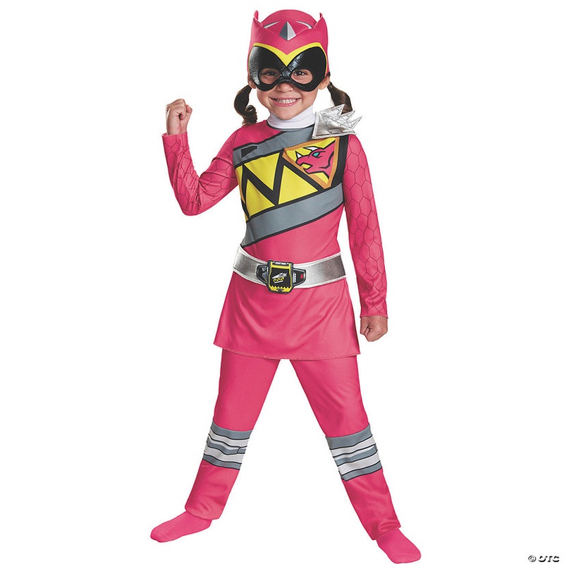 Toddler Girl’s Classic Mighty Morphin Power Rangers Pink Ranger Costume – 3T-4T