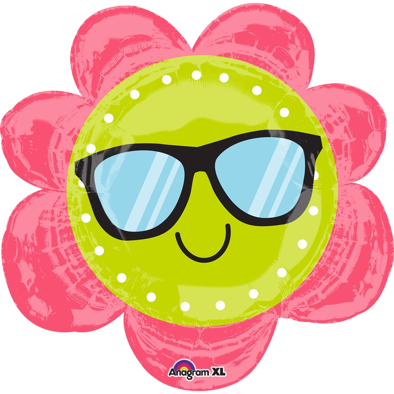 Foil balloon sunflower keep cool