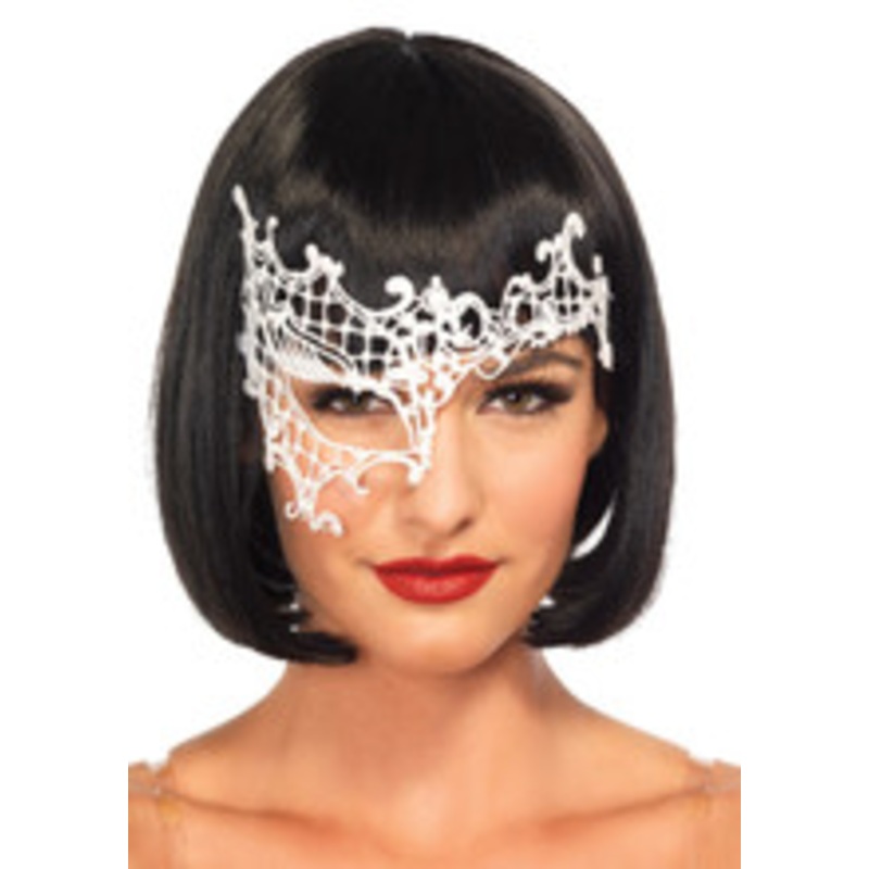 MASK DARING VENETIAN WHT