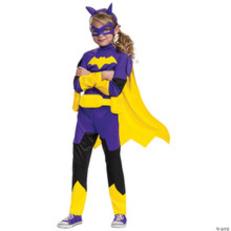BATGIRL BW DELUXE CHILD S 4-6X