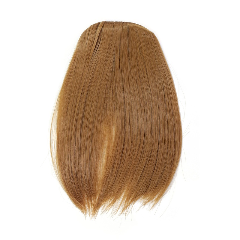 Hair Piece Clip in Bangs Fringe synthetic fiber strawberry blonde YZF-1088HT-27
