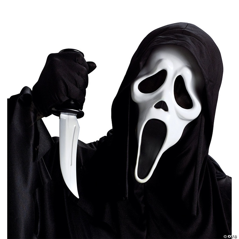 Scream Ghostface Mask with Knife