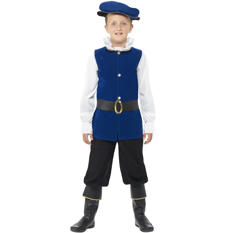 Tudor Boy Child Costume Small|Small|Medium|Large