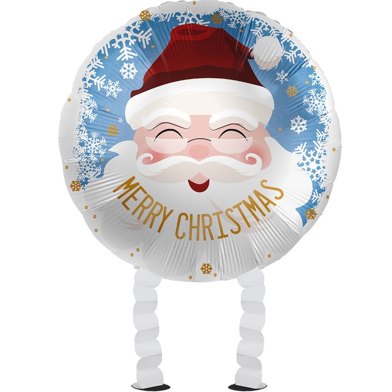 Santa Airwalker foil balloon 43cm