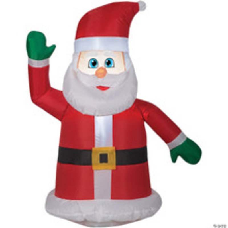 Blow Up Inflatable Car Buddy Santa Outdoor Yard Decoration