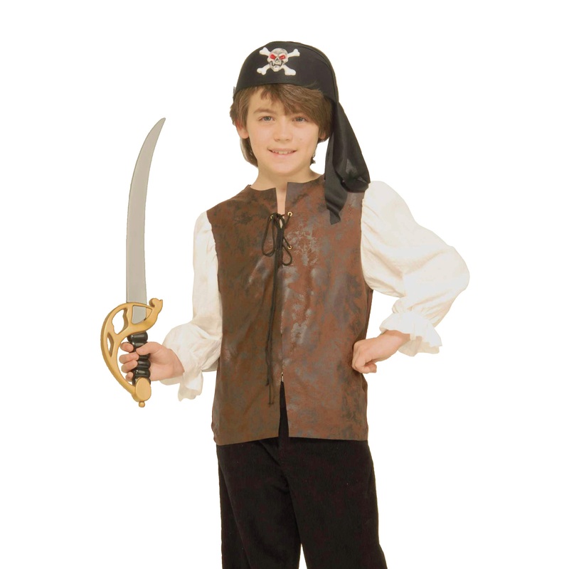 Buccaneer Shirt Child Costume(M) Medium