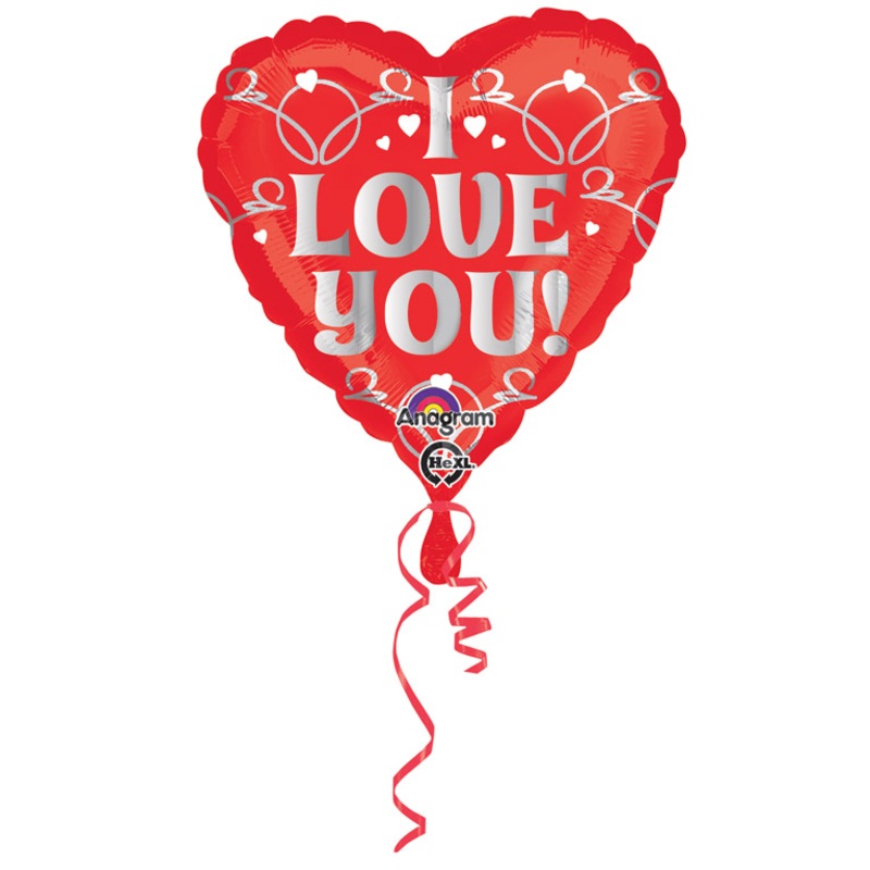 Heart balloon love whispering 43cm