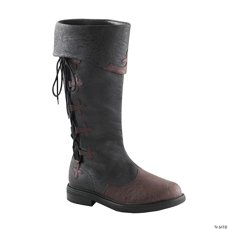 Men’s Lace-Up Captain Boots|SMALL