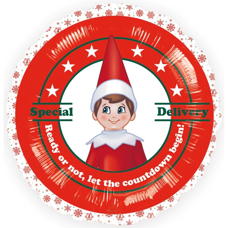 Personalized Elf on the Shelf foil balloon 45cm
