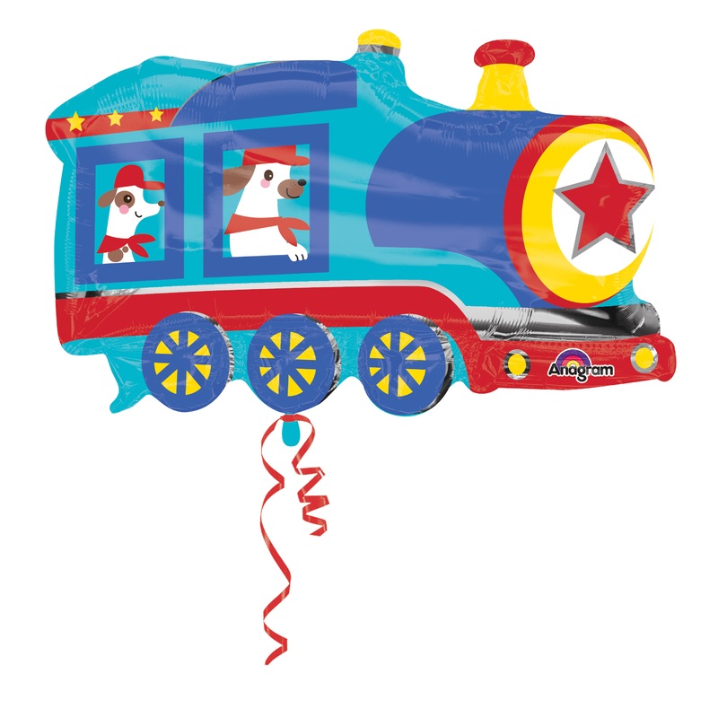 Foil balloon Steaming locomotive