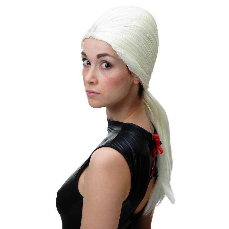 Layd woman wig Cosplay Beehive 60s Snow Queen Platinum GFW2206