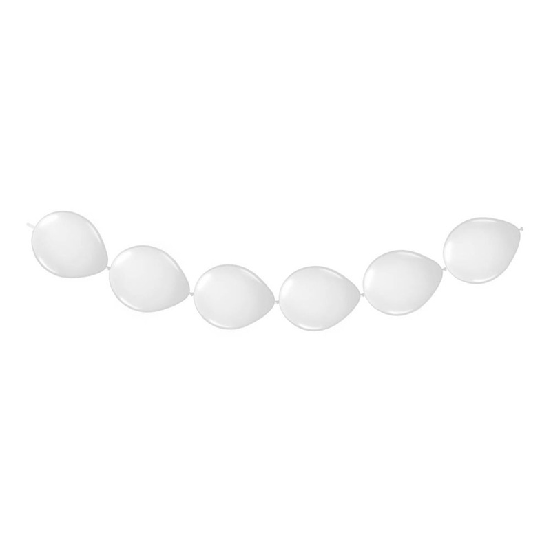 White balloon garland 3m