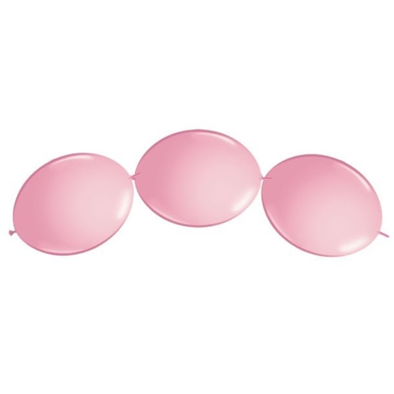 50 light pink garland balloons 30cm