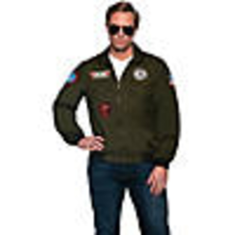 Adult Top Gun Navy Pilot Jacket Costume Accessory –  Standard